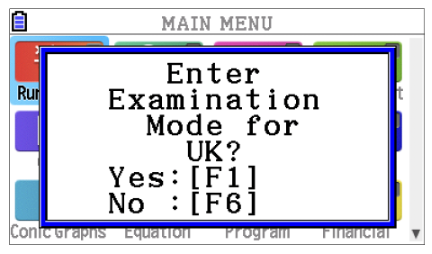 Casio outlet exam mode